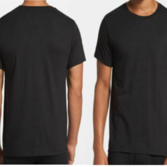 Calvin Klein 2 pack Cotton Crew Neck T-Shirts NWOT 09/24 - Picture 2 of 2